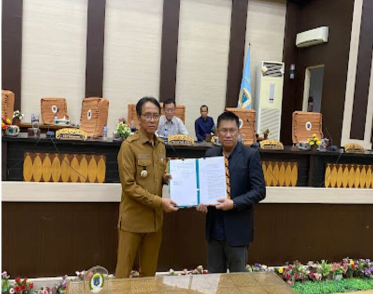 Rapat Paripurna XI XII XIII yang dipimpin langsung oleh Ketua DPRD OKI H Abdiyanto SH MH
