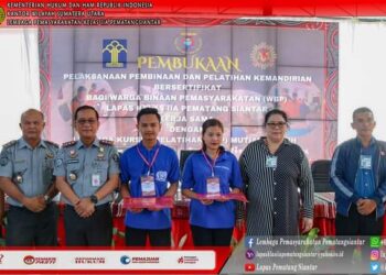 Lembaga Pemasyarakatan (Lapas) Kelas IIA Pematangsiantar mengadakan Pembukaan Kegiatan Pelatihan Kemandirian Bersertifikat bagi Warga Binaan Pemasyarakatan (WBP), kegiatan ini diselenggarakan pada Senin, (3 Juni 2024) pukul 09:00 Wib sampai selesai.