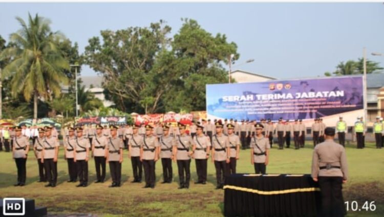 Upacara Serah Terima Jabatan di Polres OKI