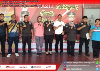 Tim Direktorat Pembinaan Narapidana dan Latihan Kerja Produksi (Binapilatkerpro) Direktorat Jenderal Pemasyarakatan (Ditjenpas) sambangi Lembaga Pemasyarakatan (Lapas) Kelas IIA Pematangsiantar, Jum’at (07/06/2024).