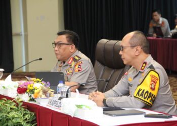 Kunjungan rombongan peserta Lemhanas PPRA Angkatan 67 tahun 2024 di Polda Sumatera Selatan pada Selasa, (11/6/2024) dipimpin langsung Sestama Lemhanas RI Komjen Pol Drs R.Z. Panca Putra S., M.Si.