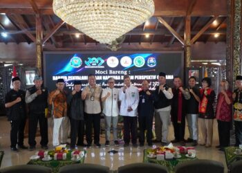 Acara Moci Bareng : Bahaya Penyalahgunaan Narkoba dalam Prespektif Enam Agama dalam rangka Hari Anti Narkoba Internasional tahun 2024 di Pendopo Ki Gede Sebayu, Komplek Balai Kota Tegal, Jum’at (21/6/2024) pagi.