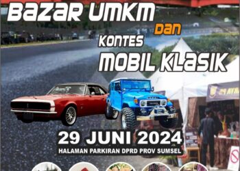Acara Bazar UMKM dan Kontes Mobil Klasik Polda Sumsel