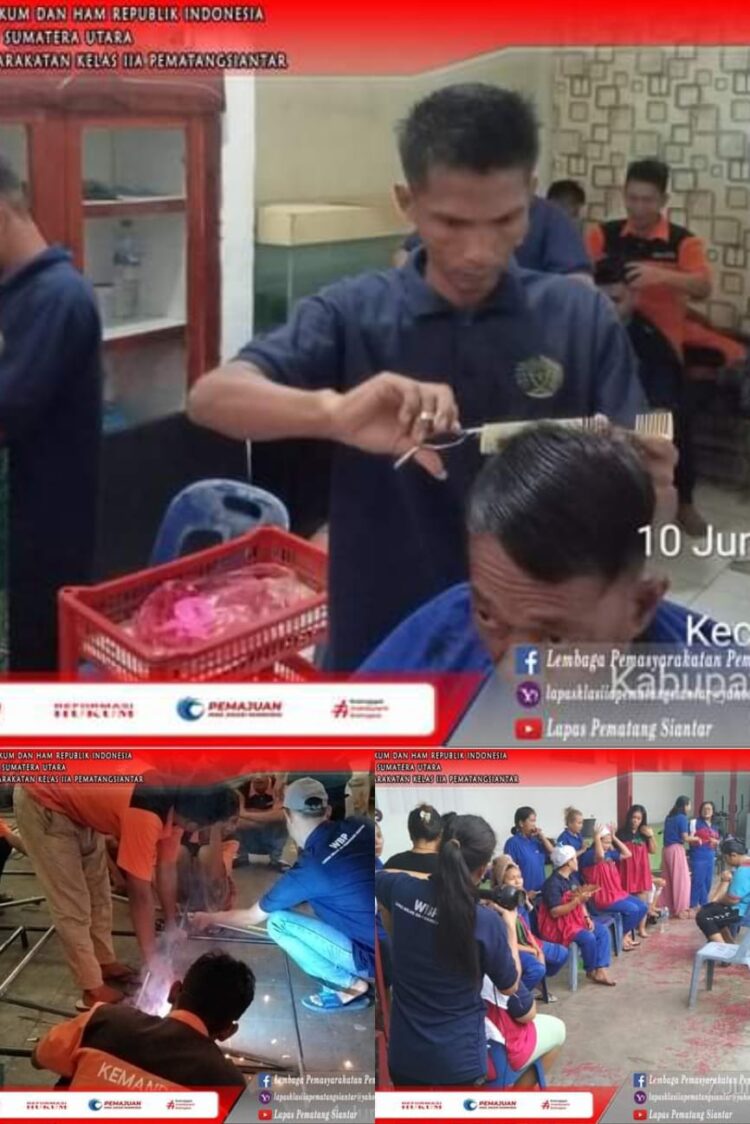 Jenis pembinaan yang diselenggarakan yakni Salon, Menjahit, Tenun, Mebeleur, Las, Reparasi Handphone, Audio dan Video. Pelatihan kemandirian ini nantinya akan berlangsung hingga bulan Juli 2024. Hal ini diberikan oleh Lapas Pematangsiantar kepada WBP agar dalam masa pembinaan mereka memiliki keterampilan dan keterampilan yang memiliki daya jual serta daya saing yang bermanfaat ketika WBP selesai menjalani masa pembinaannya.