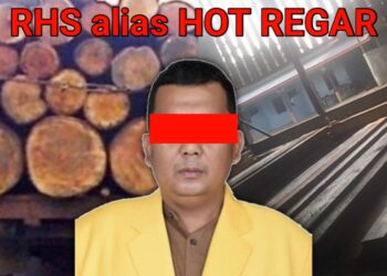 RHS alias HOT REGAR Bos Mafia Illegal Logging di Rokan Hilir - Riau (foto : Dok/Mitrapolri.com)