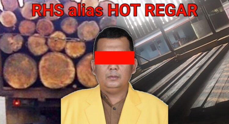 RHS alias HOT REGAR Bos Mafia Illegal Logging di Rokan Hilir - Riau (foto : Dok/Mitrapolri.com)