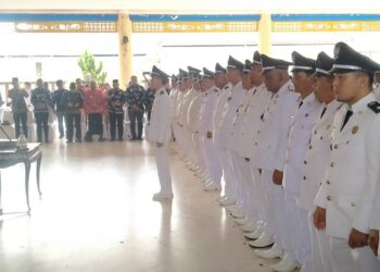 Pengukuhan dan Penyerahan SK Perpanjangan Waktu Masa Jabatan Kepala Desa Se Kabupaten OKI.