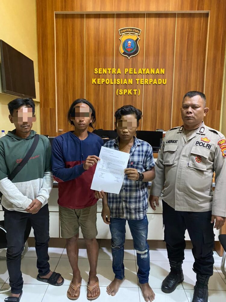 Polres Samosir yang dipimpin Perwira Pengawas oleh IPDA Darmono Samosir, S.H, kemudian menghubungi mandor proyek, AY, yang bertanggung jawab atas kedua pria tersebut. AY bersedia menanggungjawabi perbuatan TA dan W serta menyelesaikan masalah ini secara kekeluargaan. Dia juga menandatangani surat pernyataan untuk menjamin kehadiran TA dan W jika diperlukan oleh pihak kepolisian.