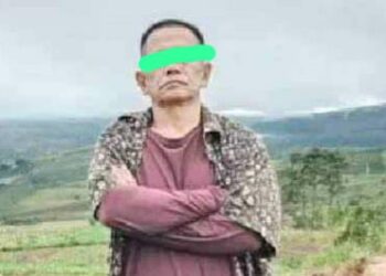 Bebas Ginting - TERSANGKA: B ditetapkan sebagai tersangka yang beri perintah membakar rumah Almarhum Rico Sempurna Pasaribu. (Ist)