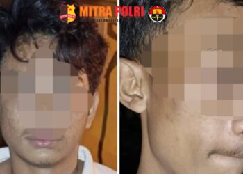 Petugas Polres Bone berhasil mengamankan 2 tersangka pelaku, lelaki berinisial Rk, (22 tahun) dan Dd, (22 tahun), dengan durasi waktu yang relatif cepat pasca kejadian.