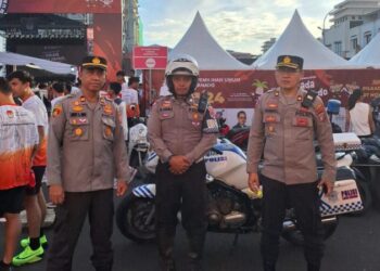 Polsek Wenang dari Polresta Manado telah melakukan pengamanan yang ketat dalam acara Colour Fun Run yang digelar pada hari Sabtu, 13 Juli 2024, pukul 06.45 Wita.
