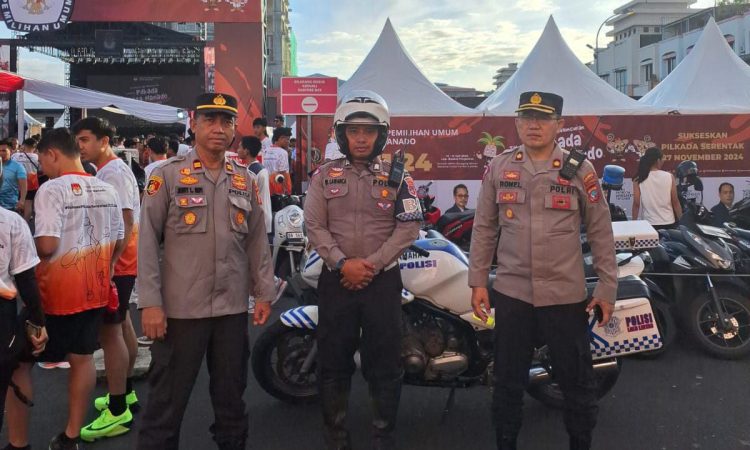 Polsek Wenang dari Polresta Manado telah melakukan pengamanan yang ketat dalam acara Colour Fun Run yang digelar pada hari Sabtu, 13 Juli 2024, pukul 06.45 Wita.