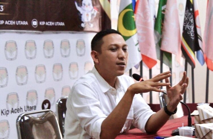 Ketua Divisi Perencanaan, Data dan Informasi KIP Aceh Utara, Fauzan Novi