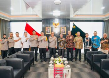 Kapolda Sumsel Irjen A Rachmad Wibowo menerima audiensi jajaran Direksi PT BA (Bukit Asam).