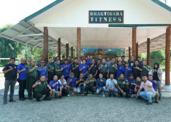 Danrem 012 Teuku Umar saat menggelar acara komunikasi sosial bersama para insan pers yang bertugas di Kabupaten Nagan Raya dan Aceh Barat.