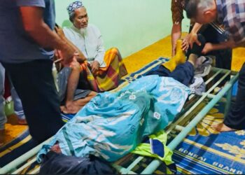 H Muhadi bin Imam Kosmit (72 tahun) warga desa Bumi Makmur kecamatan Nibung Muratara yang harus meregang nyawa akibat membakar lahan dikebun sawitnya sendiri dan kemudian terkepung api yang tak mampu dikendalikannya.