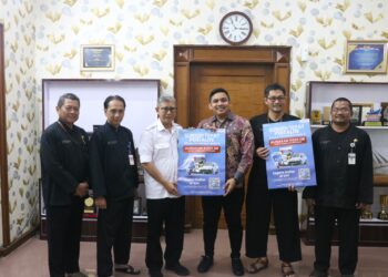 Sales Branch Manager (SBM) I Tegal Pertamina Sales Area Tegal, Taufik R. Lubis usai melaksanakan audiensi dengan Penjabat (Pj.) Wali Kota Tegal, Dadang Somantri di Ruang Kerja Wali Kota Tegal, Kamis (18/7/2024) siang.