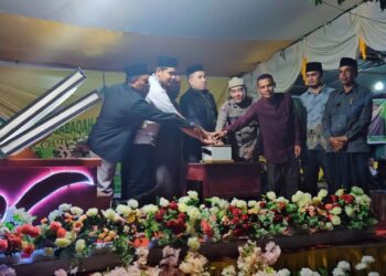 Pidato pembukaan MTQ Ke- VII tingkat Kecamatan di Gampong Alue Gajah, Jumat, 19 Juli 2024.