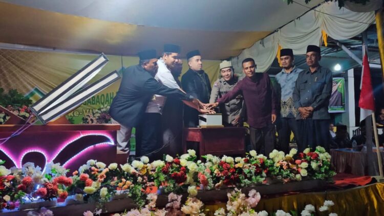 Pidato pembukaan MTQ Ke- VII tingkat Kecamatan di Gampong Alue Gajah, Jumat, 19 Juli 2024.