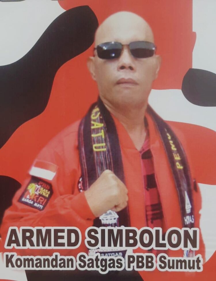 Dansatgas PBB DPD Sumut Armed Simbolon