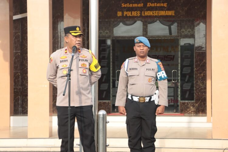 Wakapolres Lhokseumawe, Kompol Dedy Darwinsyah, SE, MM, secara tegas menekankan kepada seluruh personilnya untuk tidak terlibat dalam praktik judi online. Pernyataan ini disampaikannya saat memimpin apel di halaman Polres Lhokseumawe pagi ini, senin (22/7/2024) pagi.