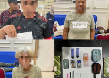 Dari hasil kegiatan dilokasi tersebut, tim gabungan mengamankan 3 orang diduga penyalahguna narkotika (HB, 70 tahun, test positif metamfetamin, RN, 43 tahun, IRT, test positif metamfetamin dan AR, 34 tahun, hasil test negatif). Ditemukan pula barang-barang sisa penggunaan narkotika jenis shabu berupa sisa bungkus narkotika jenis shabu, kaca pirek, klip transparan yang berisi narkotika jenis sabu seberat 0,19 gram, 3 buah timbangan digital, sekop dari sedotan plastik serta korek api yang selanjutnya dibawa ke Mapolrestabes Palembang.