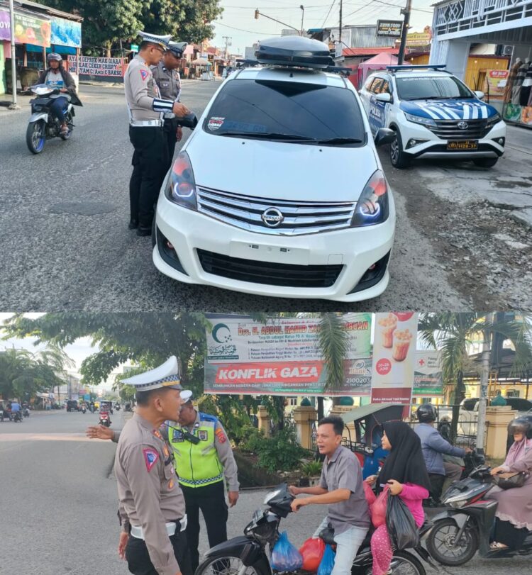 Pada hari Rabu, (24/07/2024) Kasat Lantas Polres Labuhanbatu bersama personel Sat Lantas melaksanakan penindakan terhadap pelaku pelanggaran lalu lintas di sepanjang Jalan Jenderal Ahmad Yani, Rantauprapat. Penindakan dilakukan melalui tilang manual di lokasi-lokasi yang telah ditetapkan sebagai Target Operasi.