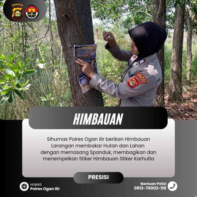 Sihumas Polres Ogan Ilir melaksanakan kegiatan sosialisasi pada Selasa, 23 Juli 2024. Kegiatan ini dipimpin oleh Kasie Humas AKP Herman dan berlangsung di berbagai lokasi perkebunan dan pertanian di wilayah Kecamatan Indralaya.