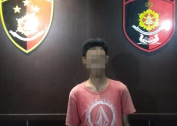 Unit Jatanras Satreskrim mengamankan seorang pemuda berinisial MN (26) pada Tanggal 23 Juli lalu atas dugaan sebagai tersangka terkait kasus Tindak Pidana Pencurian satu unit Handphone (HP).