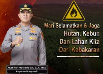 Kapolres Banyuasin AKBP Ruri Prastowo S.H., S.I.K., M.I.K,
