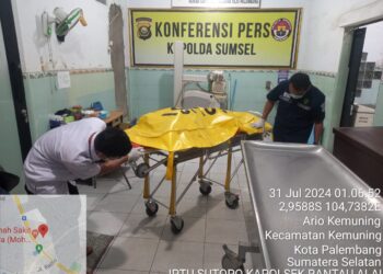 Polsek Rantau Alai menerima laporan penemuan mayat seorang pria tak dikenal di dekat pos jaga keamanan Kavling Tanah Mekar Sari Land, Desa Mekarsari, Kecamatan Rantau Alai, Kabupaten Ogan Ilir. Penemuan ini terjadi sekitar pukul 20.00 WIB.