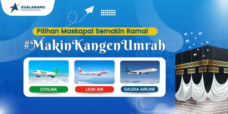 Rute Umroh 3 Penerbangan. (Foto Dok/ PT Angkasa Pura Aviasi)