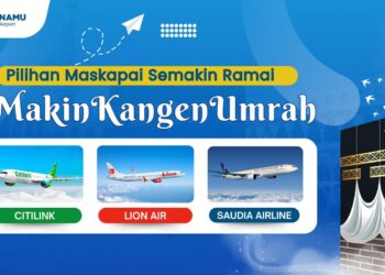 Rute Umroh 3 Penerbangan. (Foto Dok/ PT Angkasa Pura Aviasi)