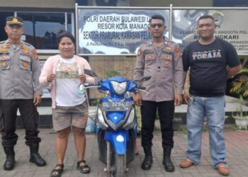 Pada hari Jumat, 9 Agustus 2024, pukul 07.25 Wita, bersama personel Polsek Pelabuhan melakukan pencarian dan berhasil menemukan kendaraan yang hilang di area pelabuhan Baru Manado, tepatnya di tempat parkir kendaraan bermotor depan kantin TKBM Pelabuhan Manado. Kendaraan tersebut kemudian diamankan ke Mako Polsek Pelabuhan Manado.