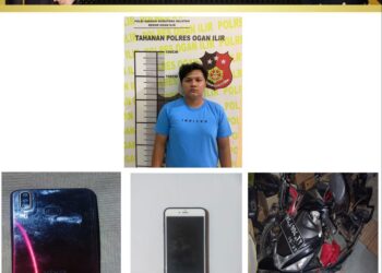 Satreskrim Polres Ogan Ilir berhasil menangkap seorang pelaku tindak pidana pencurian dengan kekerasan. Penangkapan tersebut dilakukan di bawah pimpinan Kasat Reskrim AKP M. Ilham, SIK, MM., dengan dibantu oleh Kanit Pidum IPDA Ettah Juliansyah, SE., dan Tim Macan OI Opsnal Pidum Satreskrim Polres Ogan Ilir, Jum'at (09/08/2024).