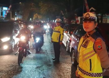 Sat Lantas Polresta Manado meluncurkan inovasi terbaru dalam upaya meningkatkan keselamatan berlalu lintas di kota ini, yakni patroli “Silau Mata”, Sabtu (10/8/2024) malam.
