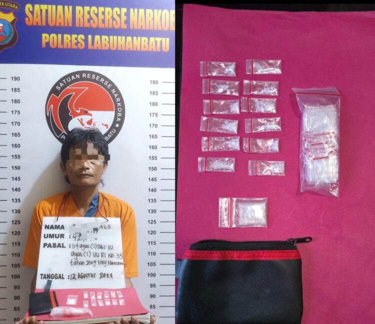 Pengungkapan kasus ini dipimpin oleh IPDA Rahmadhan Hilal dan berhasil menangkap seorang pelaku berinisial R alias Ucok Roy (42), pelaku seorang pria yang berdomisili di Kelurahan Padang Matinggi, Kecamatan Rantau Utara, Kabupaten Labuhanbatu.