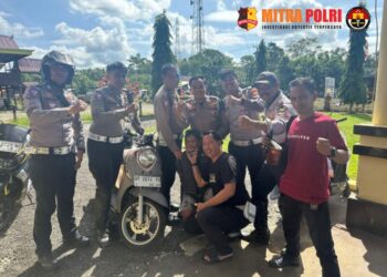 Sat lantas polres Wajo yang dipimpin oleh Kanit Turjawali IPDA H. Baharuddin, S.Sos melakukan pendampingan penindakan pelanggaran lalu lintas bersama Dinas Perhubungan dan Jasa Raharja