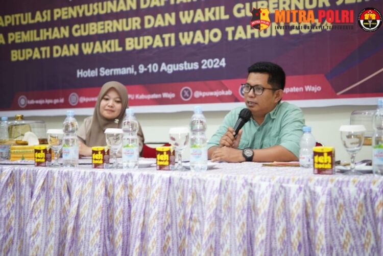 Bawaslu Kabupaten Wajo mengimbau seluruh ASN dan kepala desa se-Kabupaten Wajo untuk tidak melibatkan diri dalam pendaftaran pasangan calon bupati dan wakil bupati yang akan digelar di Kantor KPU Wajo pada tanggal 27-29 Agustus 2024.