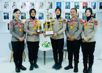 Tim Pesilat Polda Sumsel pada ajang ‘Kejuaraan Nasional (Kejurnas) Pencak Silat Championship Menpora Cup II 2024’ yang digelar di gedung Sadulang Setudung, kabupaten Banyuasin Sumsel, 22-25 Agustus 2024 kemaren.