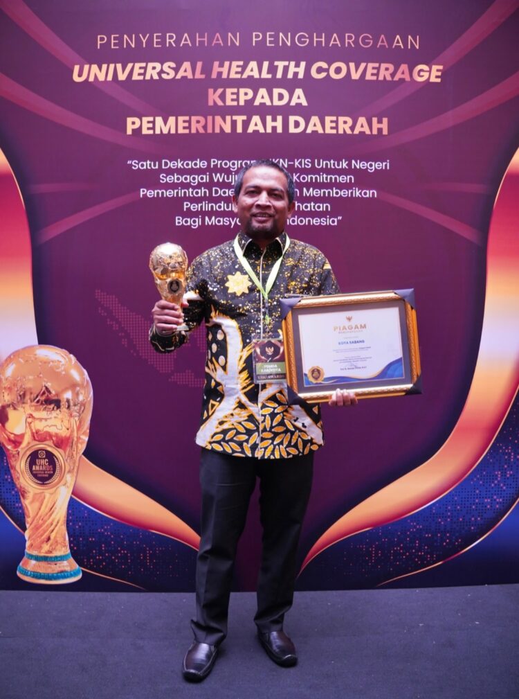 Penghargaan tingkat nasional itu diterima secara langsung oleh Penjabat Wali Kota Sabang Andri Nourman, di Krakatau Ballroom TMII, Jakarta, Kamis (8/8/24) kemarin.