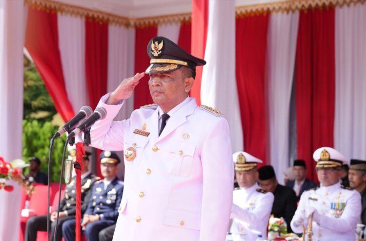 Pj Wali Kota Sabang Andri Nourman bertindak sebagai inspektur upacara, dengan Lettu Inf Deny Indra selaku Komandan Upacara yang merupakan Wadan Ramil 02 Sukakarya Sabang, dan Letda Inf Dikdik Setiawan yang merupakan Pasi Ops Dim 0112/Sabang.