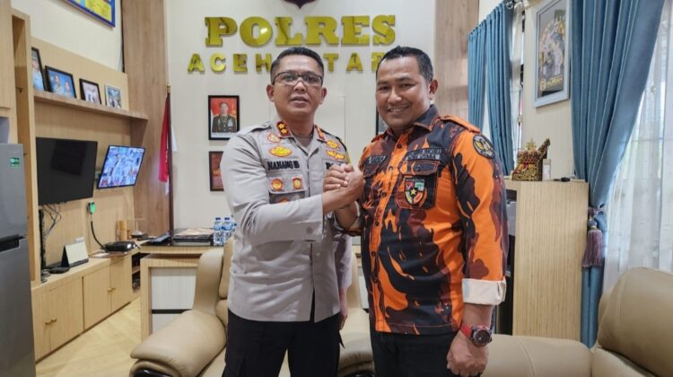 Majelis Pimpinan Cabang (MPC) Pemuda Pancasila Kabupaten Aceh Utara melakukan Kunjungan atau silaturahmi dengan Kapolres Setempat, Selasa (30/08/2024) di Ruang Kantor Kapolres.