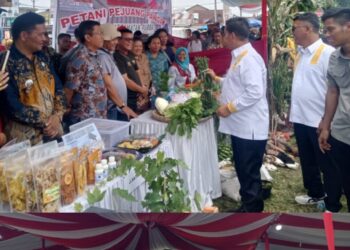 Pemerintah Kabupaten (Pemkab) Simalungun, bekerja sama dengan Kontak Tani Nelayan Andalan (KTNA), menggelar acara promosi pasar tani yang bertempat di Lapangan Sepak Bola Nagori Rambung Merah, Kecamatan Siantar Kabupaten Simalungun. Selasa, (03/09/2024).
