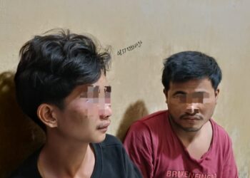 Pelaku yang diamankan adalah PIJ (21) Karyawan swasta warga Dusun Aek Mardua desa Bandar Tinggi Kec. Bilah Hulu Kab Labuhanbatu dan SZ (23) tidak bekerja warga Pondok Indomi Desa Bandar Tinggi Kec. bilah hulu, Labuhanbatu, Sumut.
