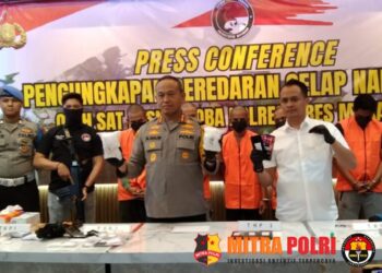 Kapolrestabes Makassar saat rilis kasus di Mapolrestabes Makassar, 10 September 2024.