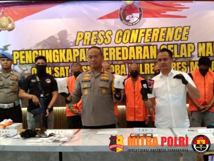 Kapolrestabes Makassar saat rilis kasus di Mapolrestabes Makassar, 10 September 2024.