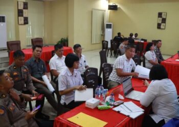 Tim Inspektorat Pengawasan Daerah (Itwasda) Polda Sulawesi Utara (Sulut) melakukan audit kinerja tahap pertama untuk tahun anggaran 2024 di jajaran Polda Sulut, termasuk di Polresta Manado, Kamis (12/9/2024).