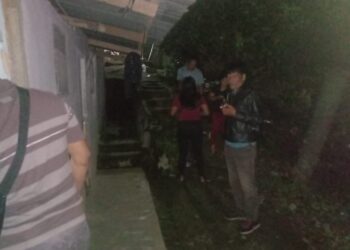 PATROLI: Personil Polsek Sibiru-biru patroli di daerah rawan tindak pidana, Minggu (15/9/2024) subuh. (Foto Dok Polsek)