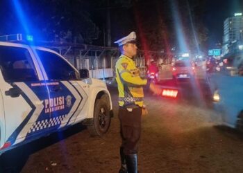 Sat Lantas Polresta Manado meluncurkan inovasi terbaru yang dikenal dengan nama “Lampu Biru”, Minggu (15/9/2024) malam.